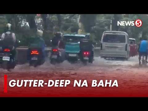 Gutter-deep na baha, nararanasan sa Mandaluyong