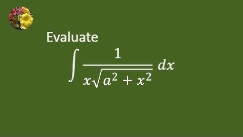 Indefinite Integrals (SMY-MA- calculus with Analytic Geometry - 4.5-Ex-33)