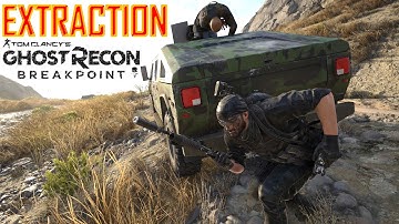 Extraction, epic journey to freedom and behemoth kill - Ghost Recon Breakpoint Immersive Gameplay