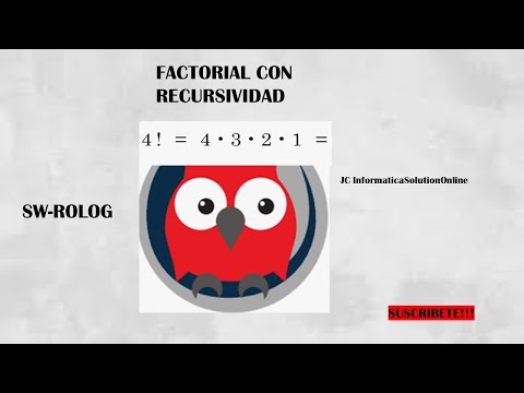 FACTORIAL CON RECURSIVIDAD| sw-Prolog