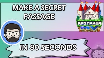 Make a Secret Passage in RPG Maker IN 80 SECONDS!