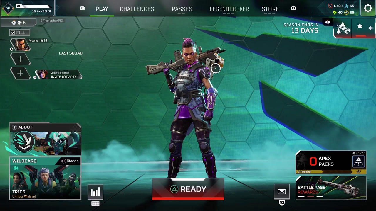 Apex Legends wildcard
Ranked gun run