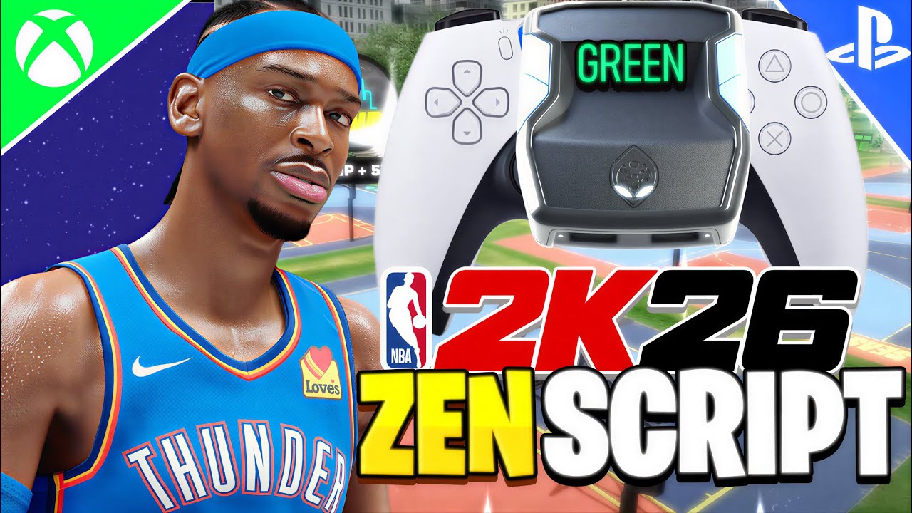 BEST *AUTO-GREEN FADES* NBA 2K26 Cronus Zen Script *NEW* (PS5/XBOX/PC)
