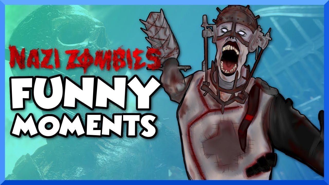Call of Duty WW2 Zombies: The Final Reich Funny Moments - Fails, Glitches, and Tesla Gun!