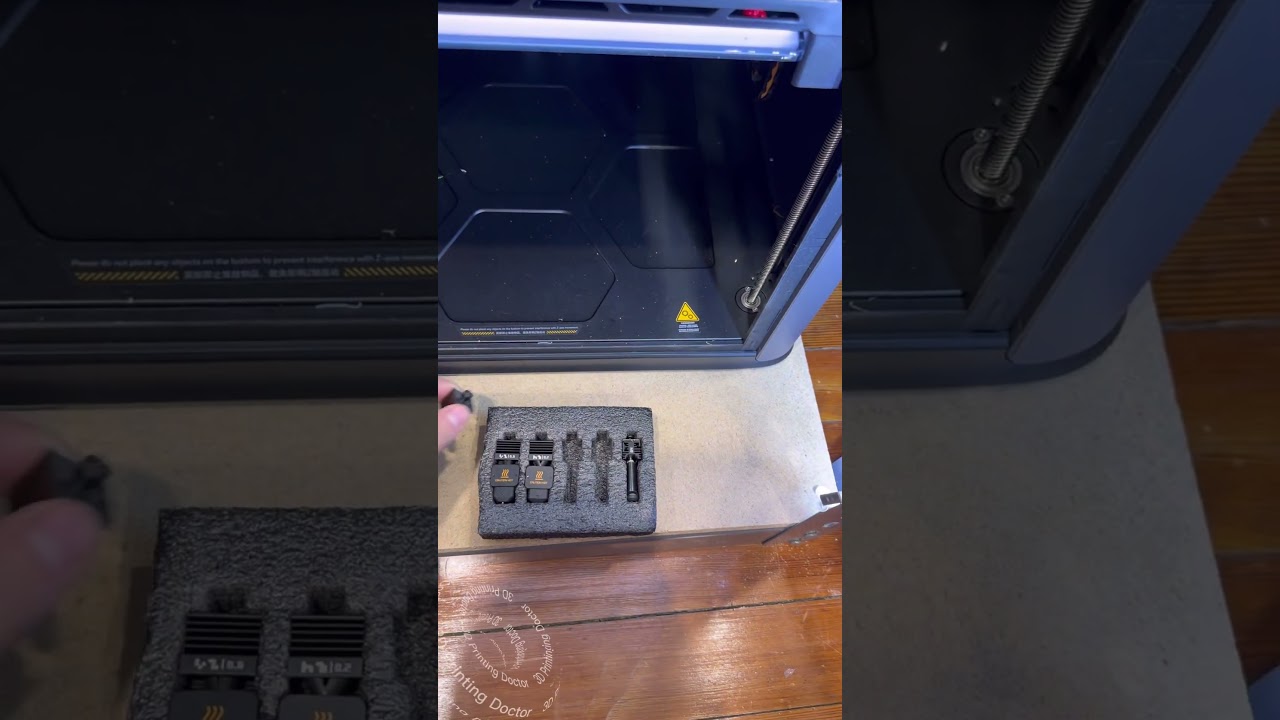 How to change (right nozzle) induction hot end nozzles in Bambulab