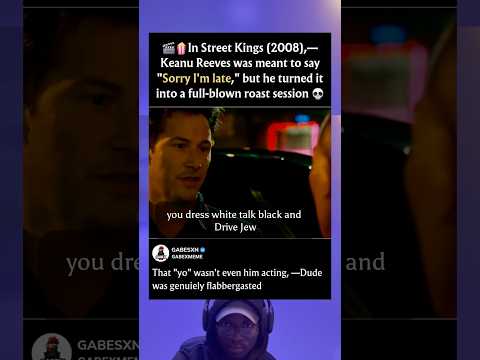 في فيلم   2008 كان من المفترض أن يقول كيانو ريفز آسف على التأخير