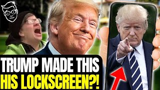 Donald Trump Made THIS His Lockscreen on His Phone  |  It's Exactly What You'd Think 📲