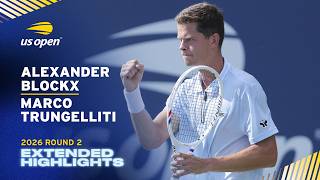 Alexander Blockx vs. Marco Trungelliti Extended Highlights | 2026 US Open Round 2