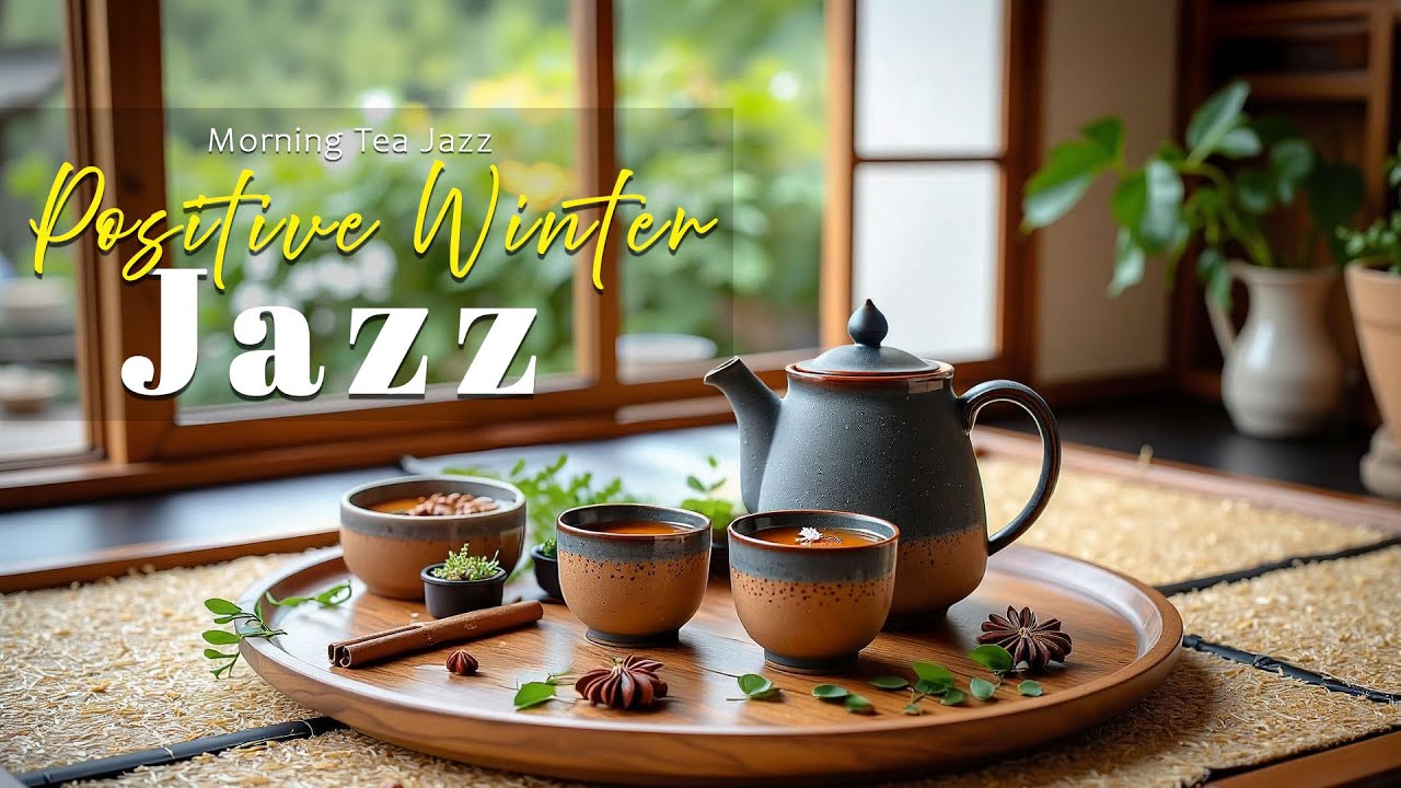 Positive Winter Jazz❄️Morning January Tea Jazz and Instrumental Bossa Nova Piano for Relax & Chill