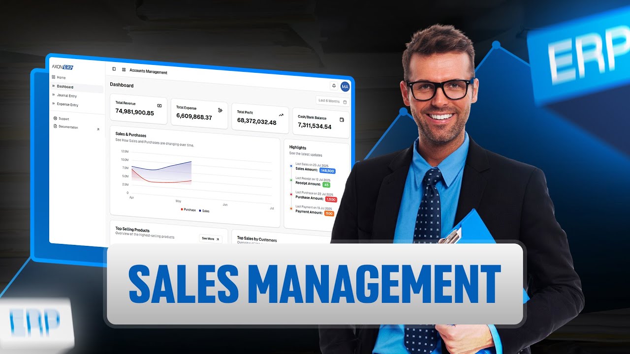 Sales Management in Axon ERP | Step-by-Step Guide