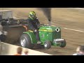 Open Diesel Garden Tractors Pulling At Keystone Nationals
