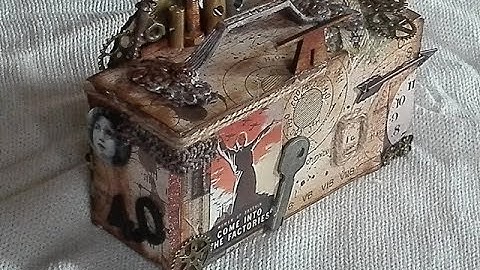 Industrial Altered Trinket Box