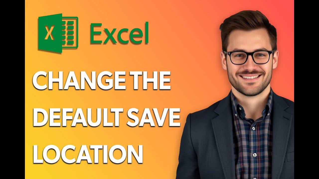 How To Change The Excel Default Save Location [Easiest Way] - YouTube