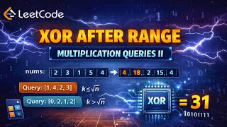 Apr 9, 2026 - Leetcode Problem #3655. XOR After Range Multiplication Queries II
