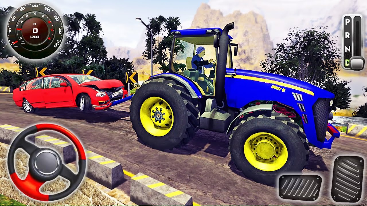 Heavy Duty Tractor Pull Towing - Offroad Driver Rescue Vehicles - Android GamePlay