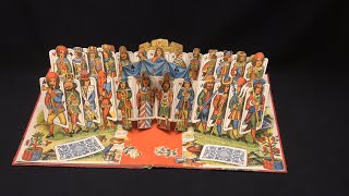 POP UP BOOK 4k Kubasta Panascopic Alice in Wonderland (1960)