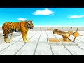 GIANT BALLIST DROP THE GIANT IN THE PIT WITH MINES | ANIMAL REVOLT BATTLE SIMULATOR