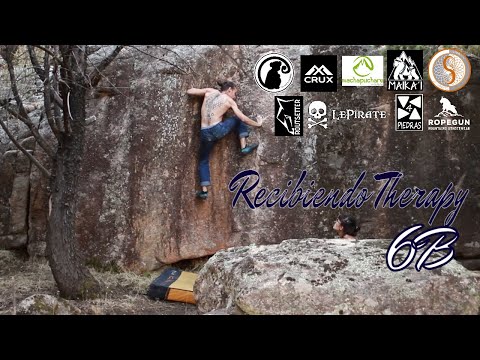 Beta Video for climb Recibiendo Therapy v4, La Pedriza