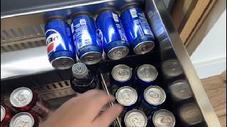 Cafe Matte White With Brushed Bronze Built In Dual Drawer Refrigerator We store all our cans