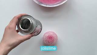 DIY Pink Mini Beaded Plum Stress Ball Tutorial | Satisfying Tiny ASMR Sensory Fidget screenshot 5