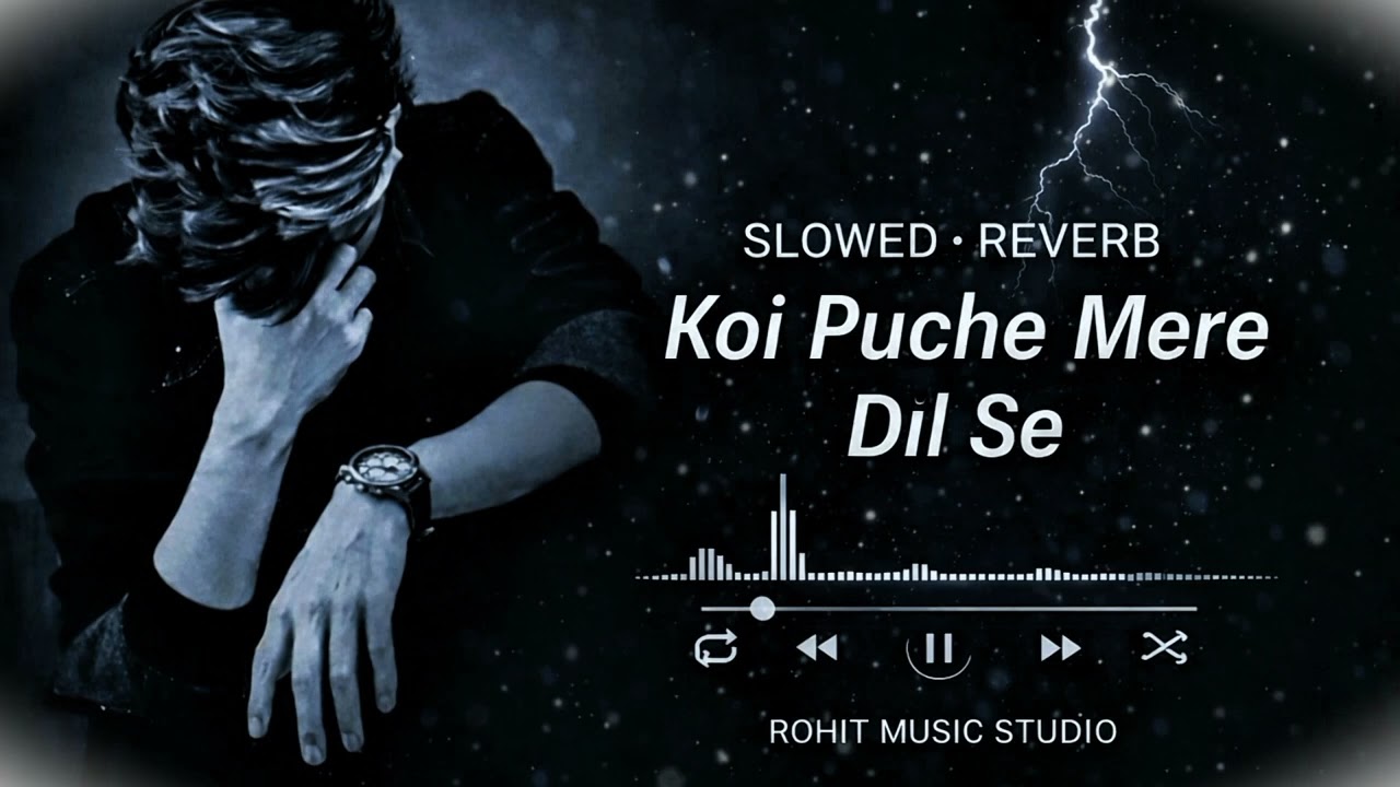 Koi Puche Mere Dil Se 💔 | Sad Lofi Song | Slowed Reverb | Emotional Lofi Remix | ROHIT MUSIC STUDIO