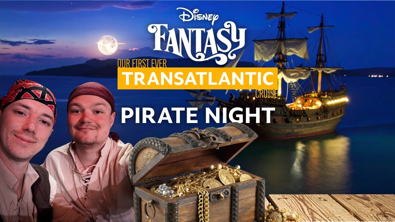 Pirate Day at Sea & Fireworks in the Middle of the Atlantic! | Disney Fantasy | Part 5