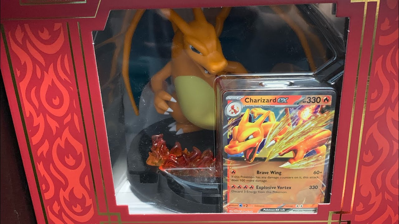 Digimon Charizard Rip Off CHARIZARD EX PROMO BOX RIP - YouTube
