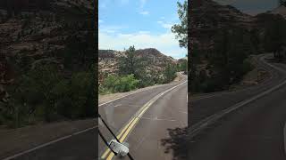 Driving in southwest Utah from #brycecanyon to #zionnationalpark beautiful scenic views #west #utah