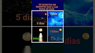 DE QUANTOS EM QUANTOS DIAS A LUA 🌙 MUDA DE FASE DE QUANTOS EM QUANTOS DIAS A LUA 🌙 MUDA DE FASE
