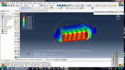 Simulation Heat Transfer of a Water Tank in Abaqus