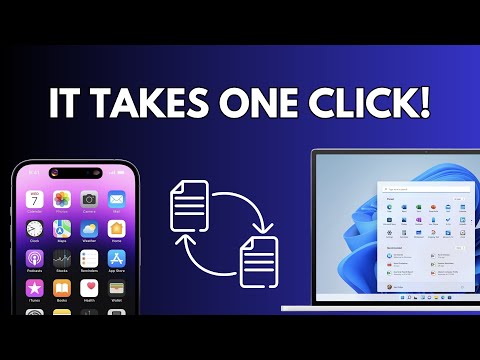 How to Transfer Photos - Videos & Music Between iPhone & Windows PC | No iTunes or iCloud.