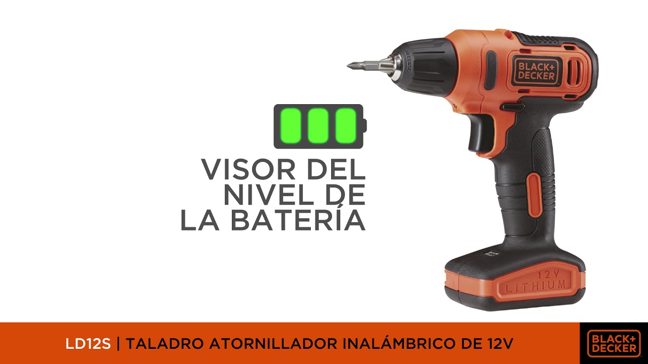 LD12S - Taladro Atornillador de Ion de Litio de 12V 