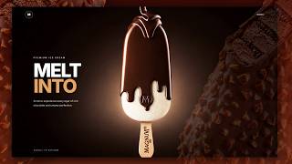 🍦 I Built a Cinematic Ice Cream Website Using HTML, CSS & JavaScript! 🎬