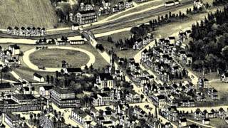 Ridgway Pennsylvania 1895 Panoramic Bird's Eye View Map 7316