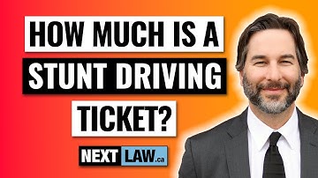 How much is a Stunt Driving Ticket in Ontario?