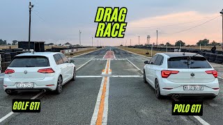 Vw Polo Gti Vs Golf 75 Gti Drag Race