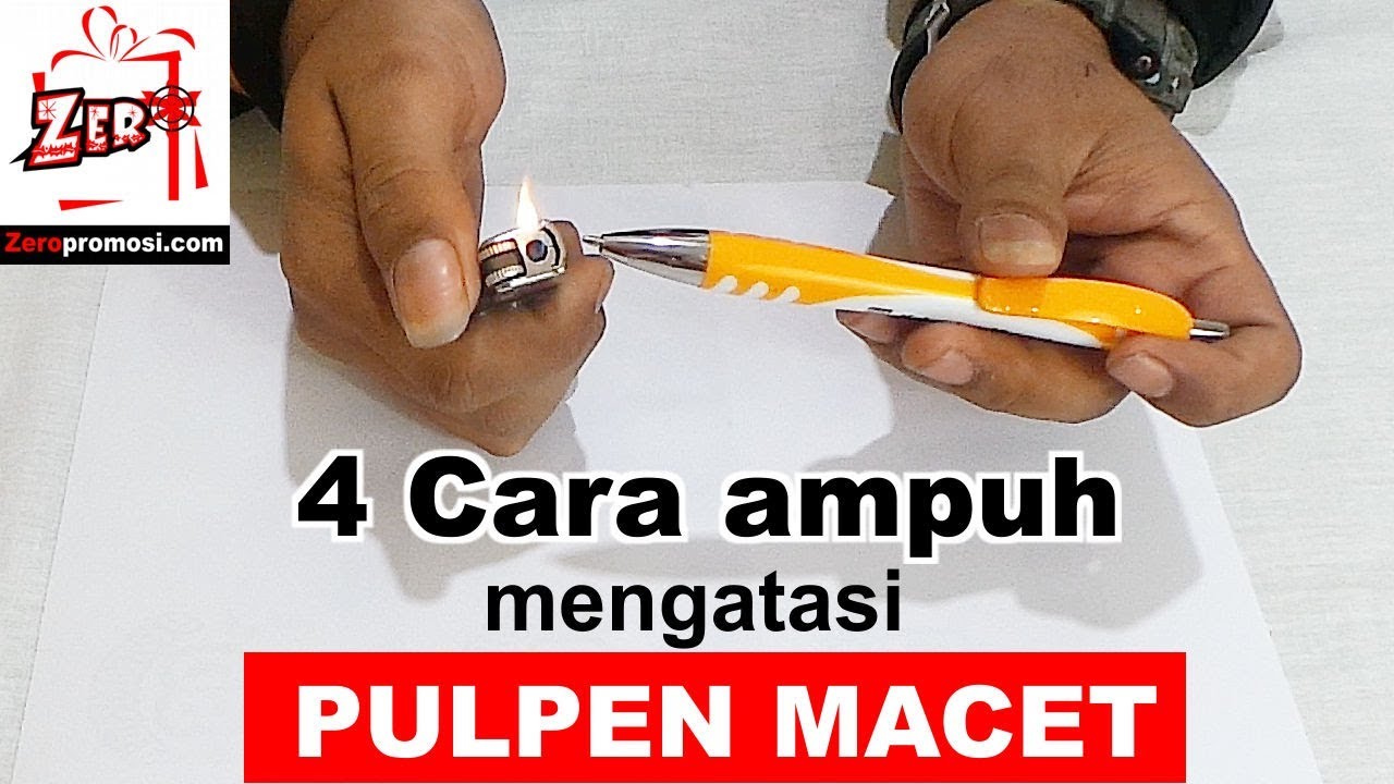 Cara ampuh mengatasi Pulpen Macet