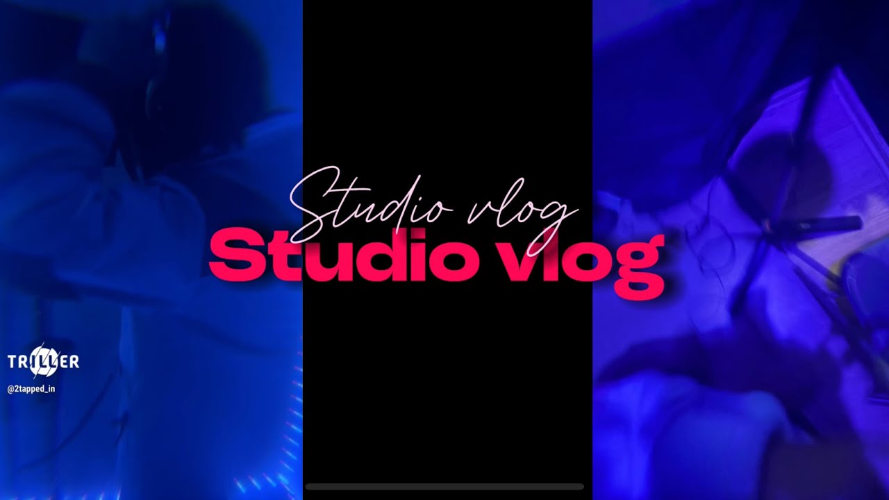 First Studio session vlog wit ”quis” - YouTube