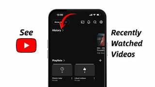How To See Recently Watched S On Youtube 2026  Watch History Guide
