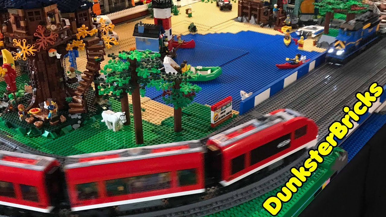 LEGO Display Setup for Oban Winter Bricks 2019