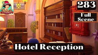 JUNE'S JOURNEY 283 | HOTEL RECEPTION (Hidden Object Game) *Full Mastered Scene*