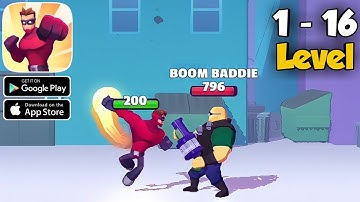 Invincible Hero || Level 1 - 16 Gameplay Walkthrough (Android, ios)