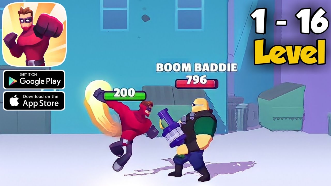 Invincible Hero || Level 1 - 16 Gameplay Walkthrough (Android, ios)