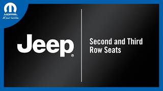 Second and Third-Row Seats | How-To | 2027 Jeep Grand Cherokee & Grand Cherokee L