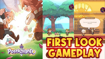 POSTKNIGHT 2 FIRST LOOK GAMEPLAY (IOS/ANDROID)