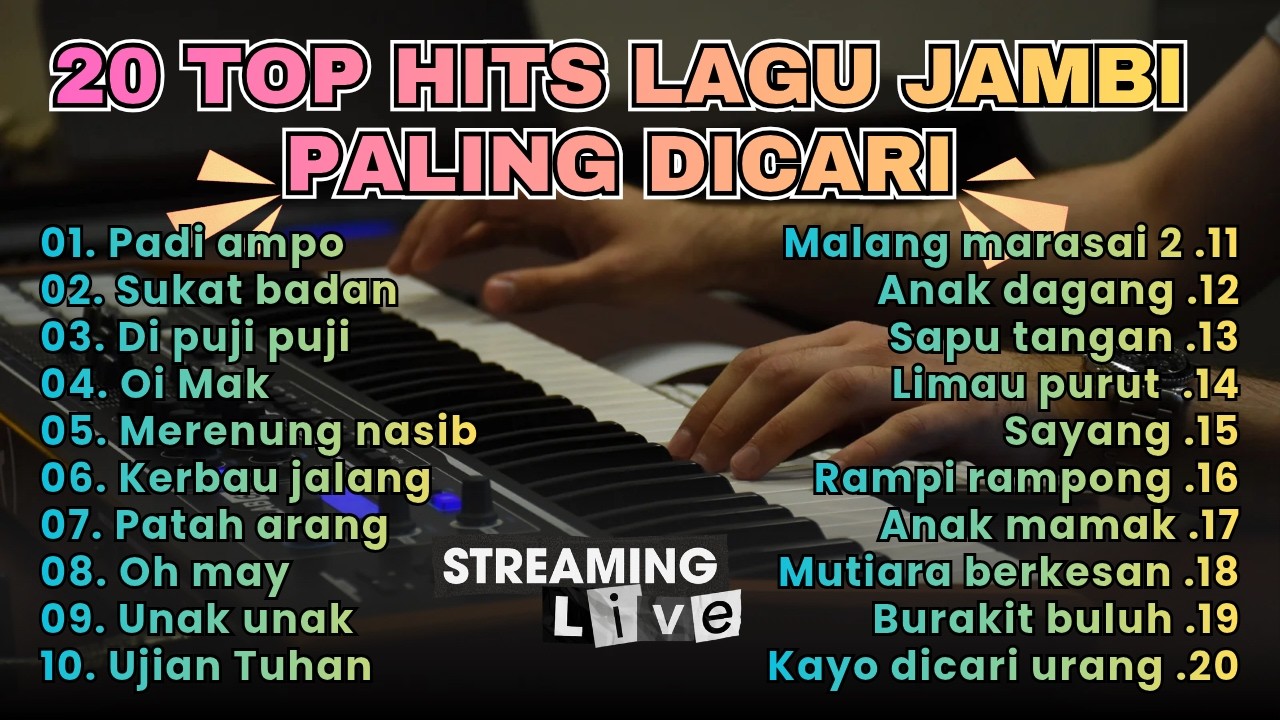20 top hits lagu daerah jambi