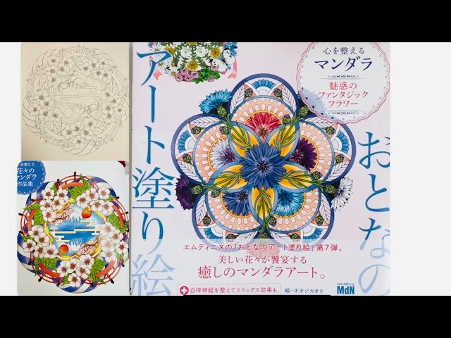 Japanese Mandala coloring book