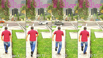 GTA 5 Pc GTX Titan X Vs GTX 980 TI Vs GTX 980 Vs GTX 780 TI Frame Rate Comparison