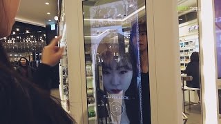 AR Make-up mirror & Interactive Art Pillar - Olive Young