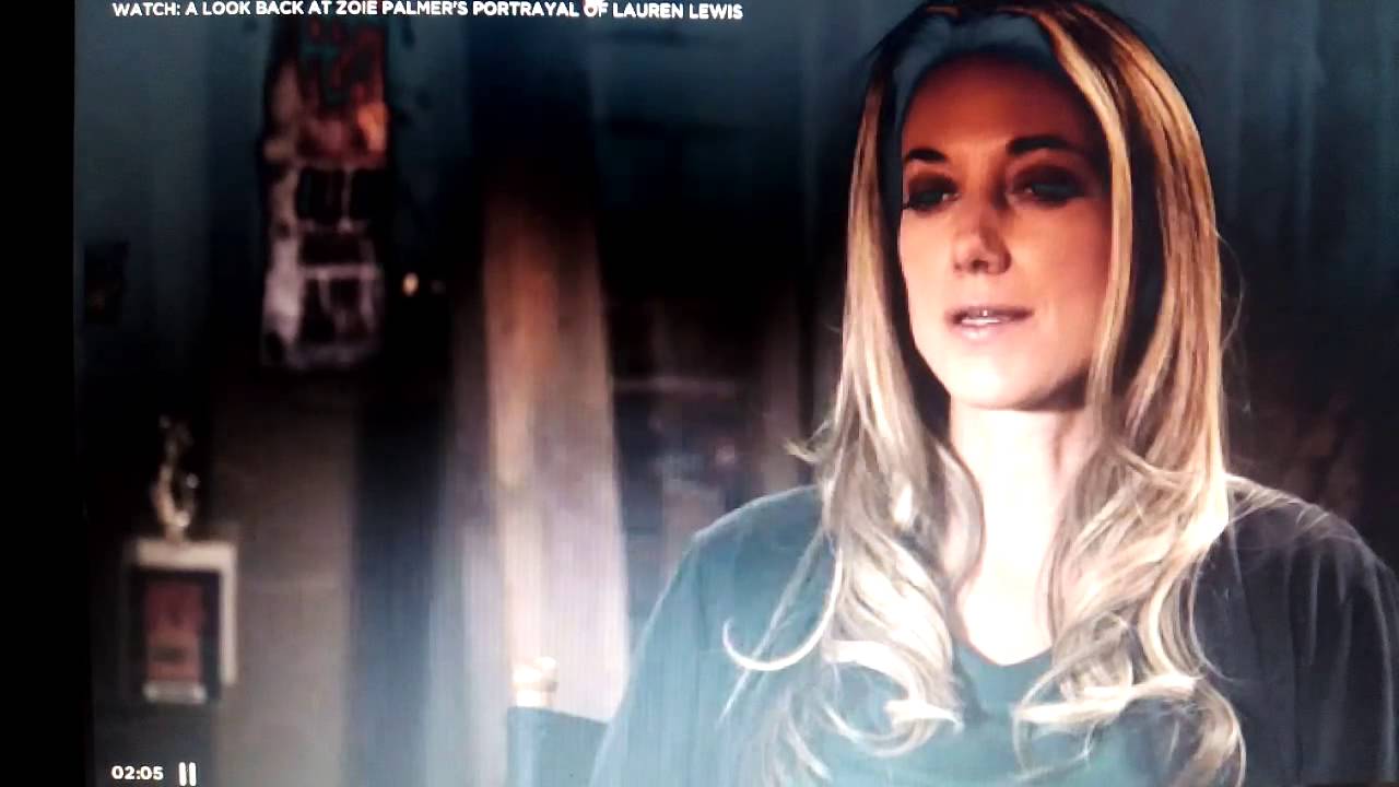 Zoie Palmer talks about playing Lauren Lewis